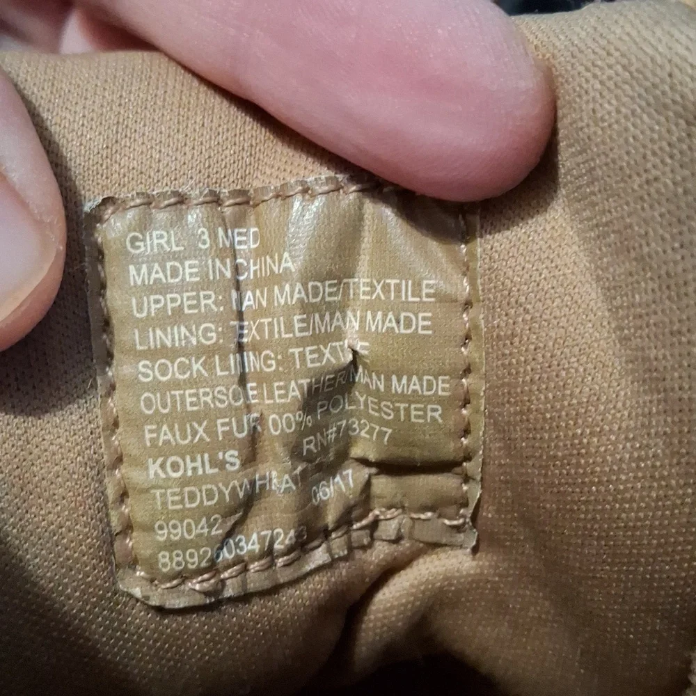 SO size 3 girls boots